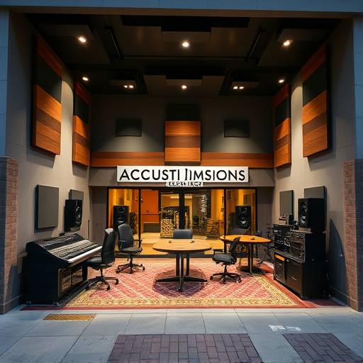 Exterior of Acoustic Dimensions Recording Studio located on Music Square West in Nashville, TN
