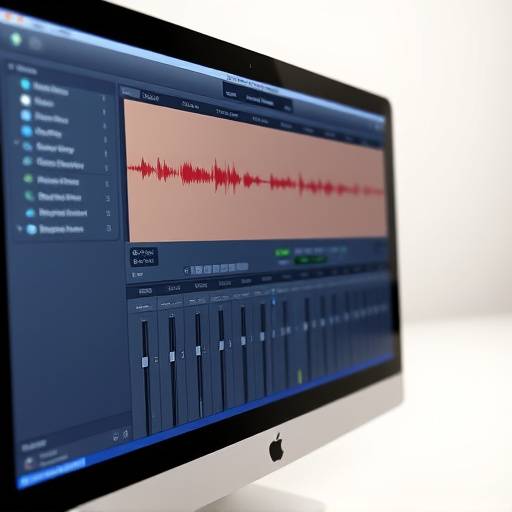Screenshot of Apple Logic Pro X digital audio workstation software